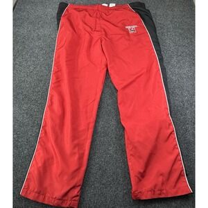 Vintage Nebraska Huskers Red Oak Track Pants XL Red Black 90s Style 32L